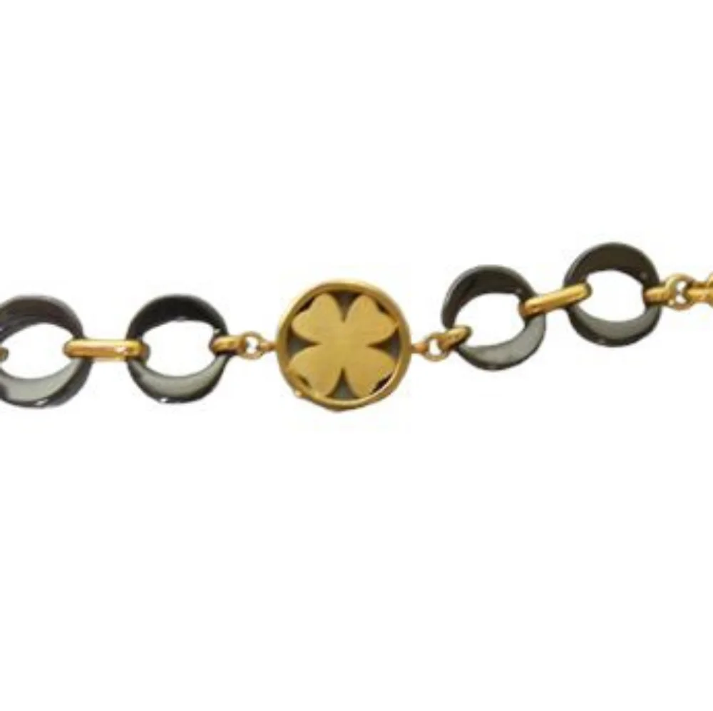 4 Leaf Clover Bracelet With Multi Colored Crystals 🎆‼️SUPER SALE‼️🎆